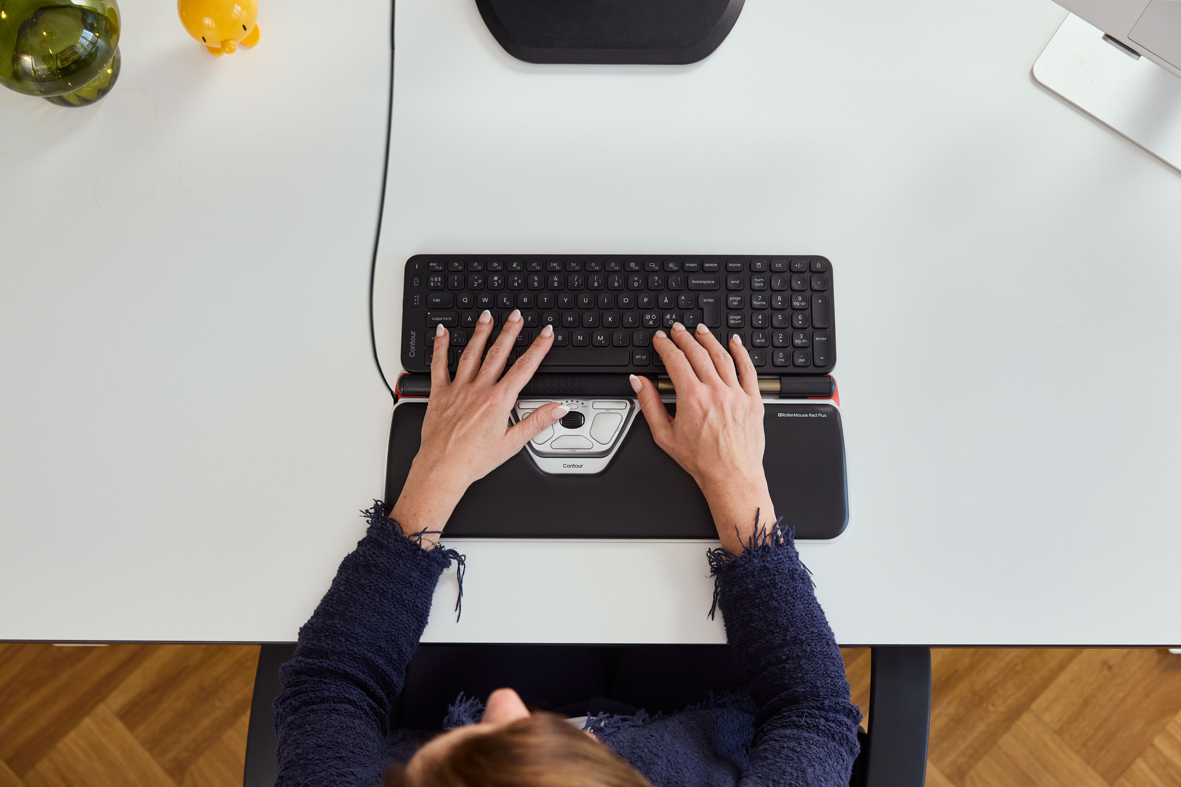 Contour Rollermouse RED Plus Thin Client wired schw./silber