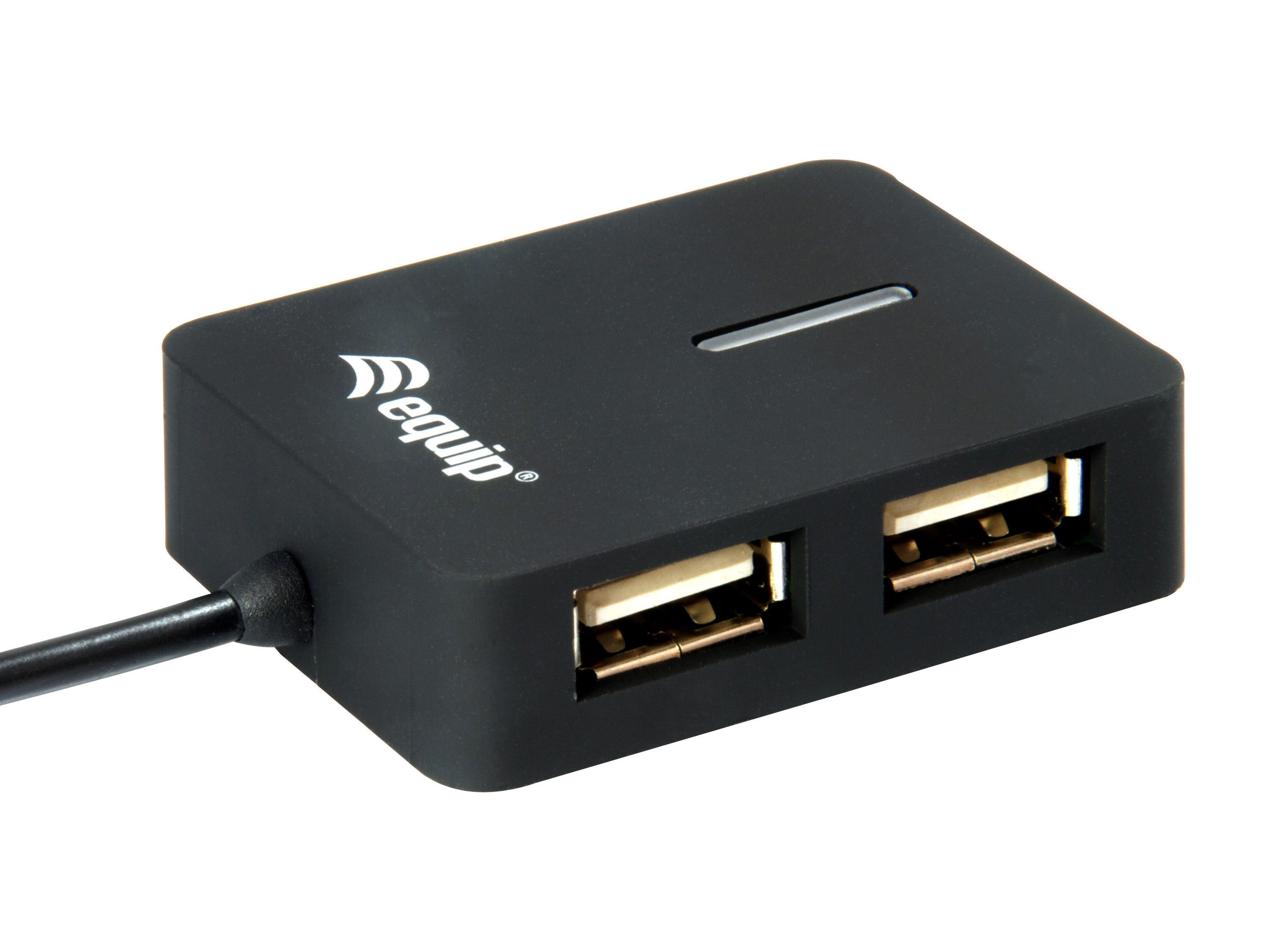 Equip 4-Port USB-A2.0-Hub->4xUSB-A 2.0 Reiseversion 480Mbps