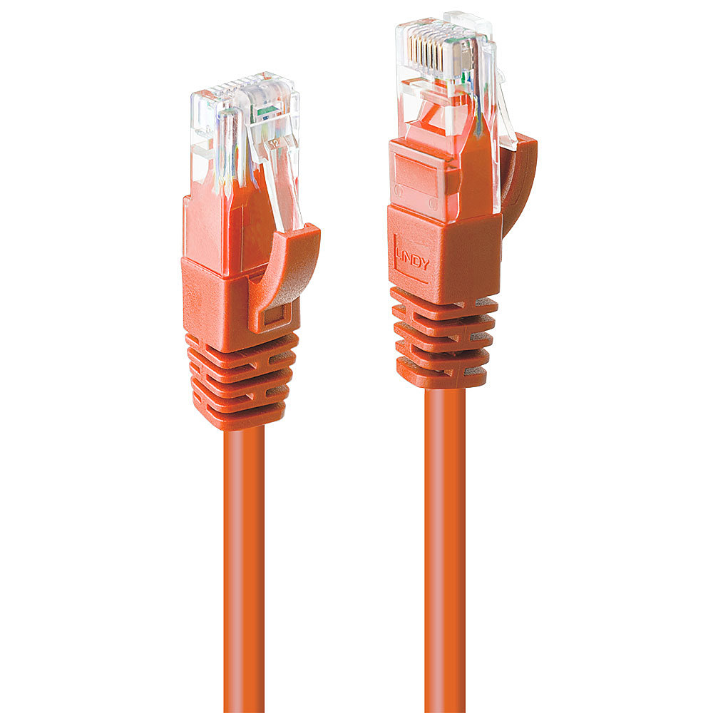 LINDY Patchkabel Cat6 U/UTP orange 2.00m