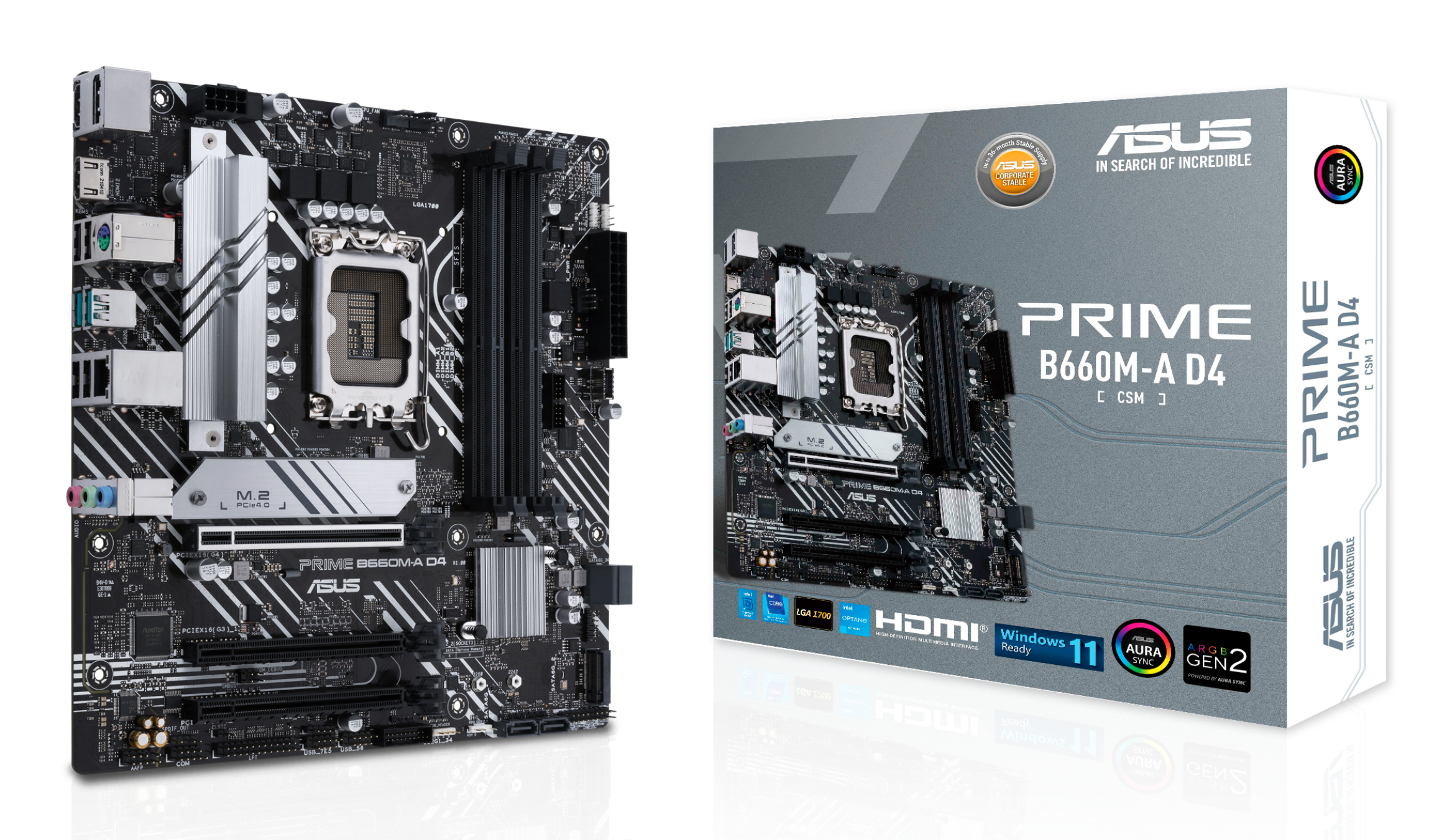 ASUS PRIME B660M-A D4 CSM (1700) (D)