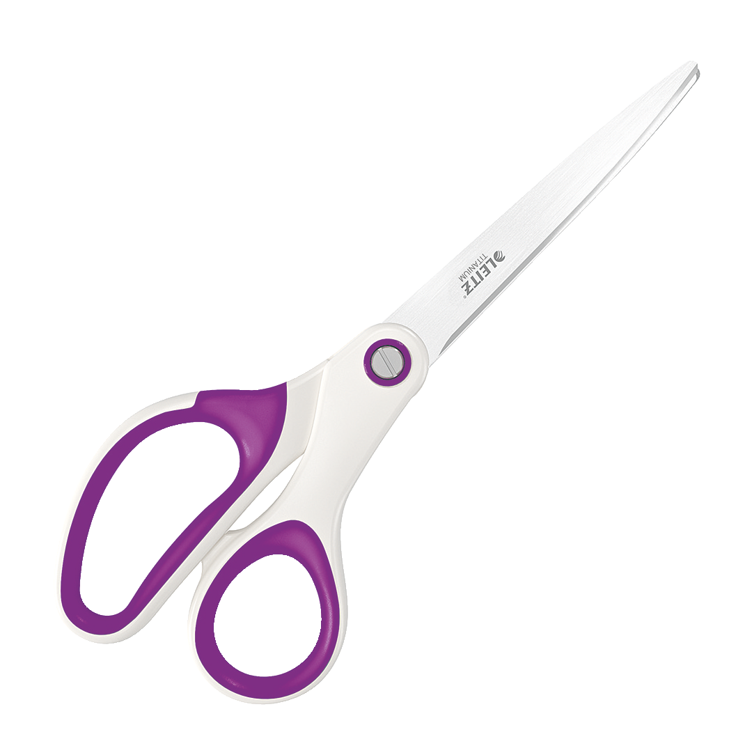 LEITZ Papierschere WOW Titan violett 20,5 cm