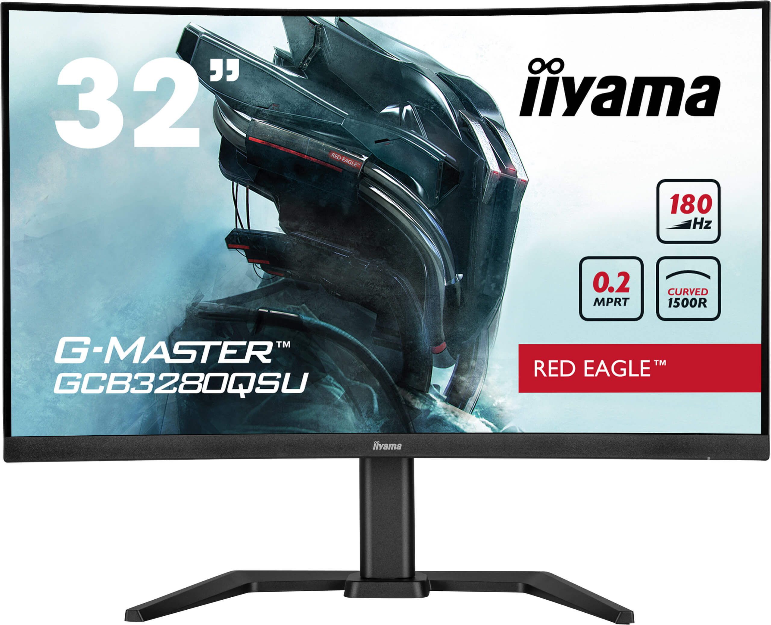 GCB3280QSU-B2 32 IN FHD CURVED 2560X1440 300CD 0.2MS HDM