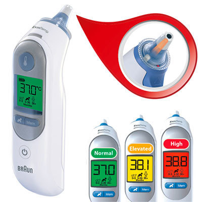 Braun ThermoScan 7 Infrarot Ohrthermometer IRT6520