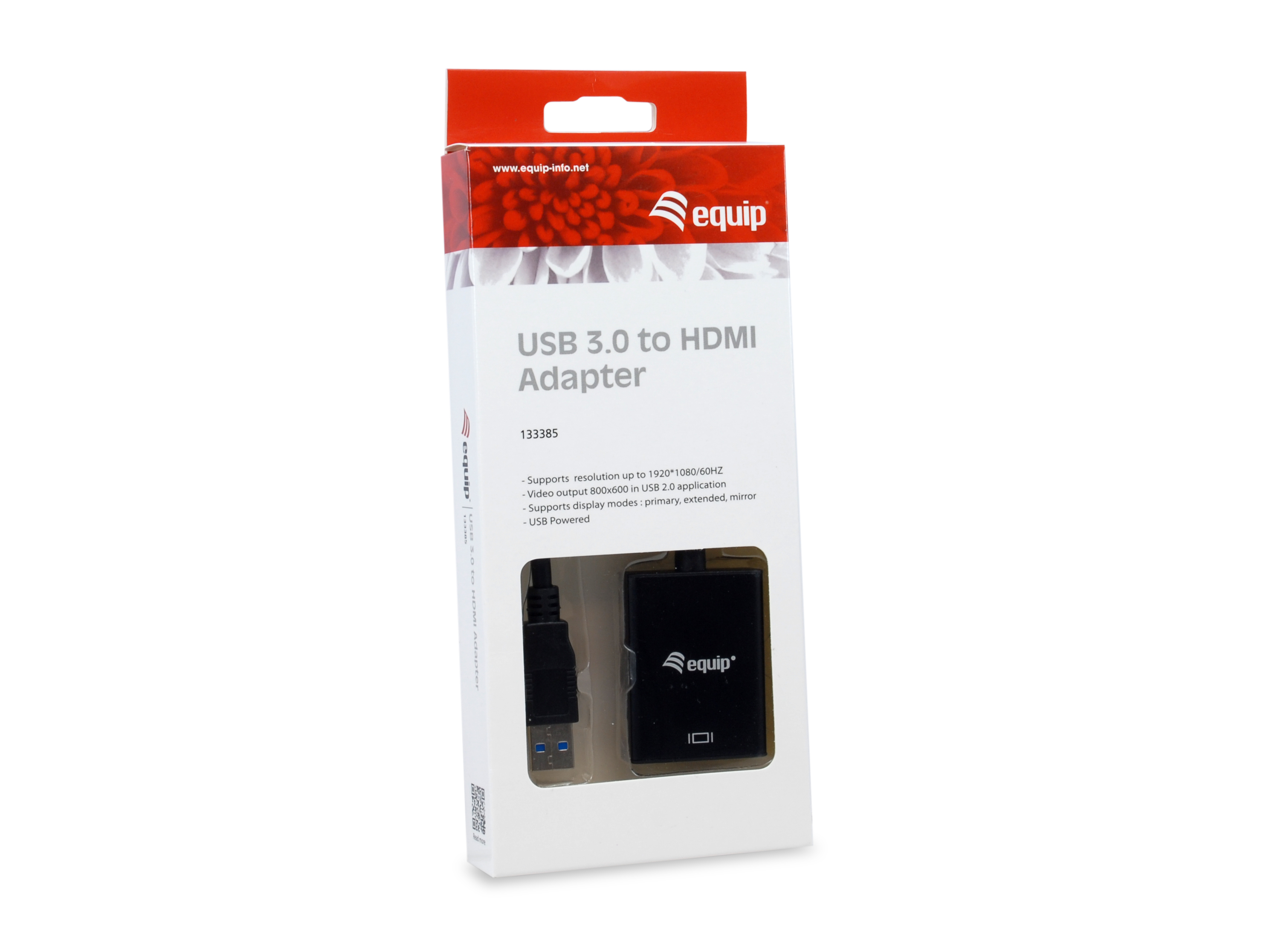 Equip Adapter USB-A3.0->HDMI 1920x1080/ 60Hz 0.15m PVC