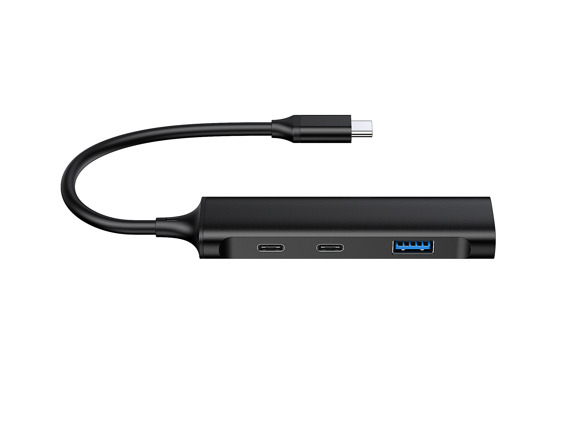 CONCEPTRONIC 4-Port Hub USB-C3.2Gen1->2xA3.0/2xC o.Netz. sw