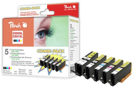 Peach Patrone Canon PGI-550XL CLI551XL MultiPackPlus komp retail