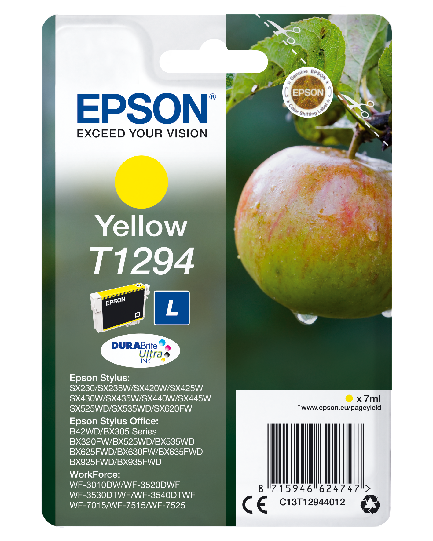 EPSON T1294L (Apfel) gelb Druckerpatrone