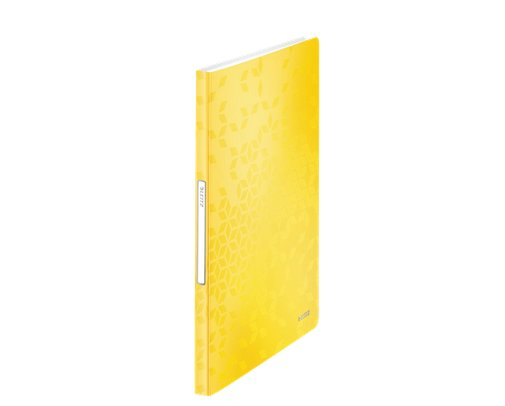 LEITZ WOW Sichtbuch DIN A4, 40 Hüllen gelb-metallic, 1 St.