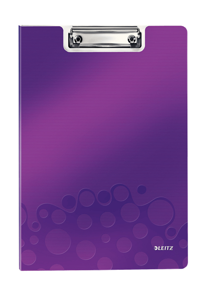 LEITZ Klemmbrettmappe WOW 4199 DIN A4 violett Kunststoff, 1 St.