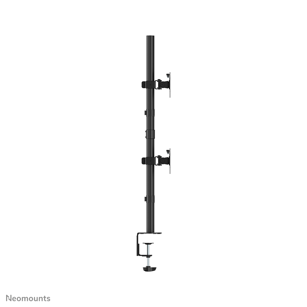 NEOMOUNTS vertikale Dual Deskmount Tischhalterung 25,4-81,28cm 10-32Zoll Klemme/Durchführung Neigbar schwenkbar Pivot sch