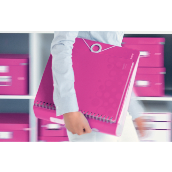 LEITZ Active WOW 1106 Ordner pink Kunststoff 8,2 cm DIN A4, 1 St.