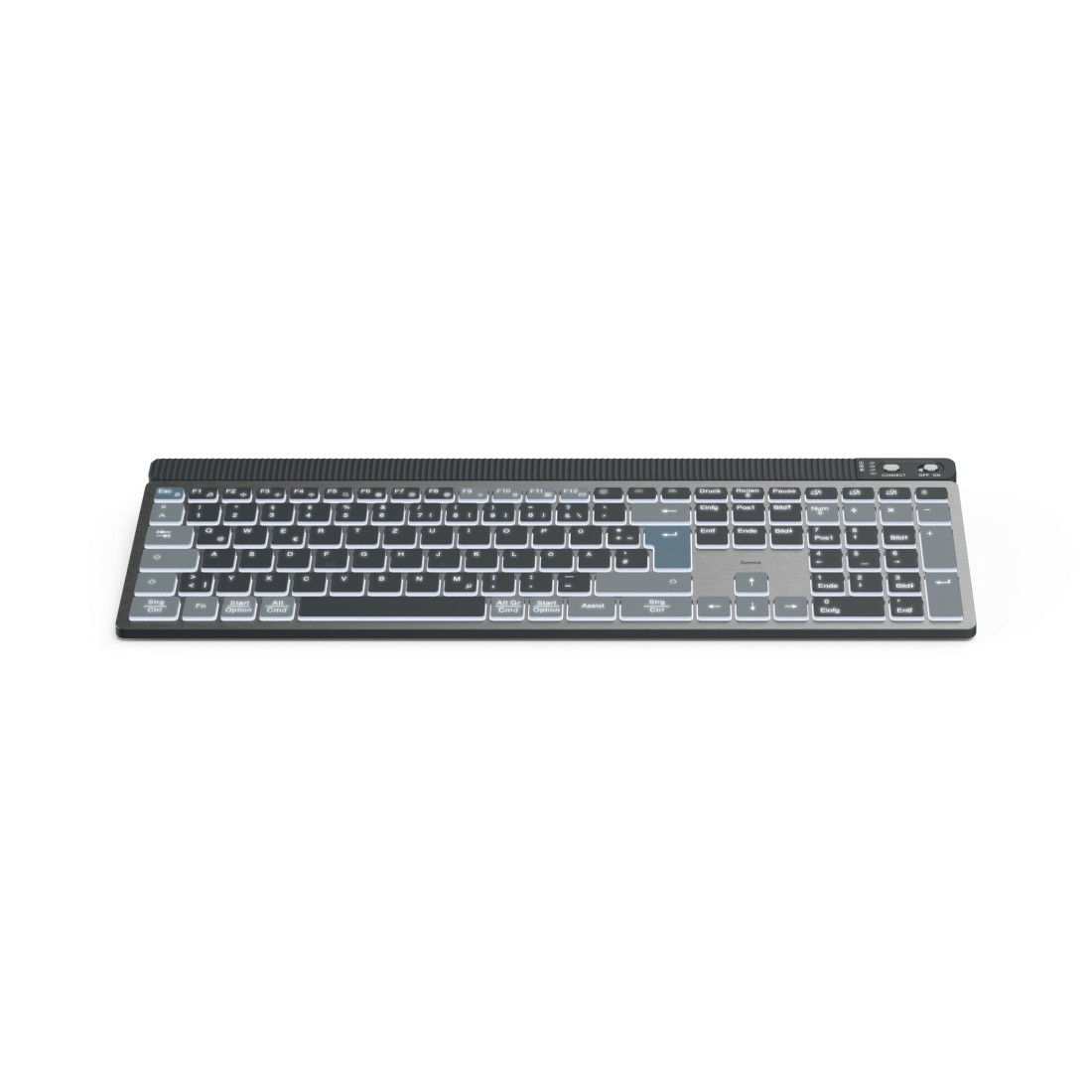 hama WK-750 Tastatur kabellos grau