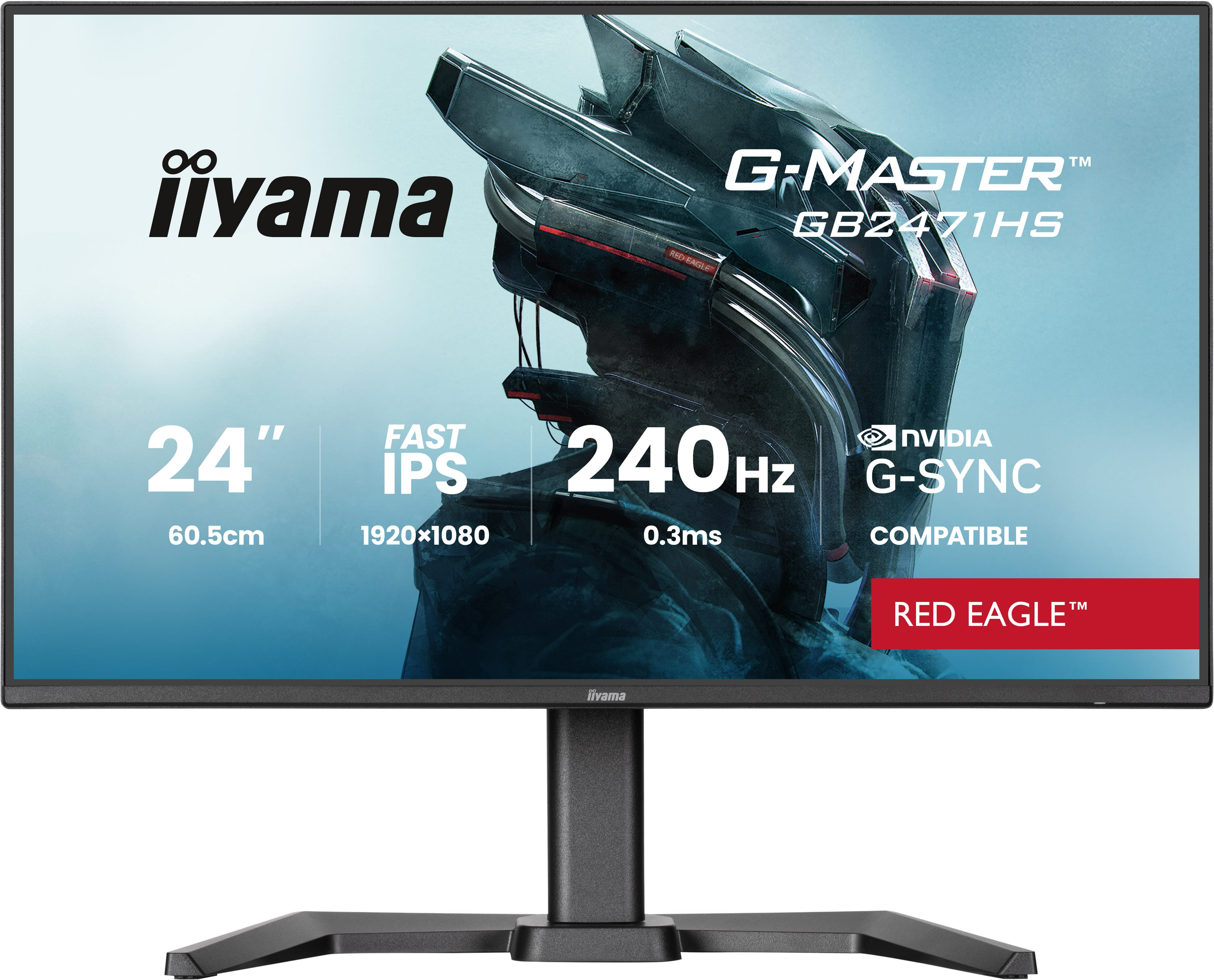 IIYAMA 60.5cm (24) GB2471HS-B1 16:9 2xHDMI+DP IPS black