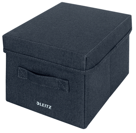 LEITZ Aufbewahrungsboxen grau 19,0 x 28,5 x 16,0 cm, 2 St.