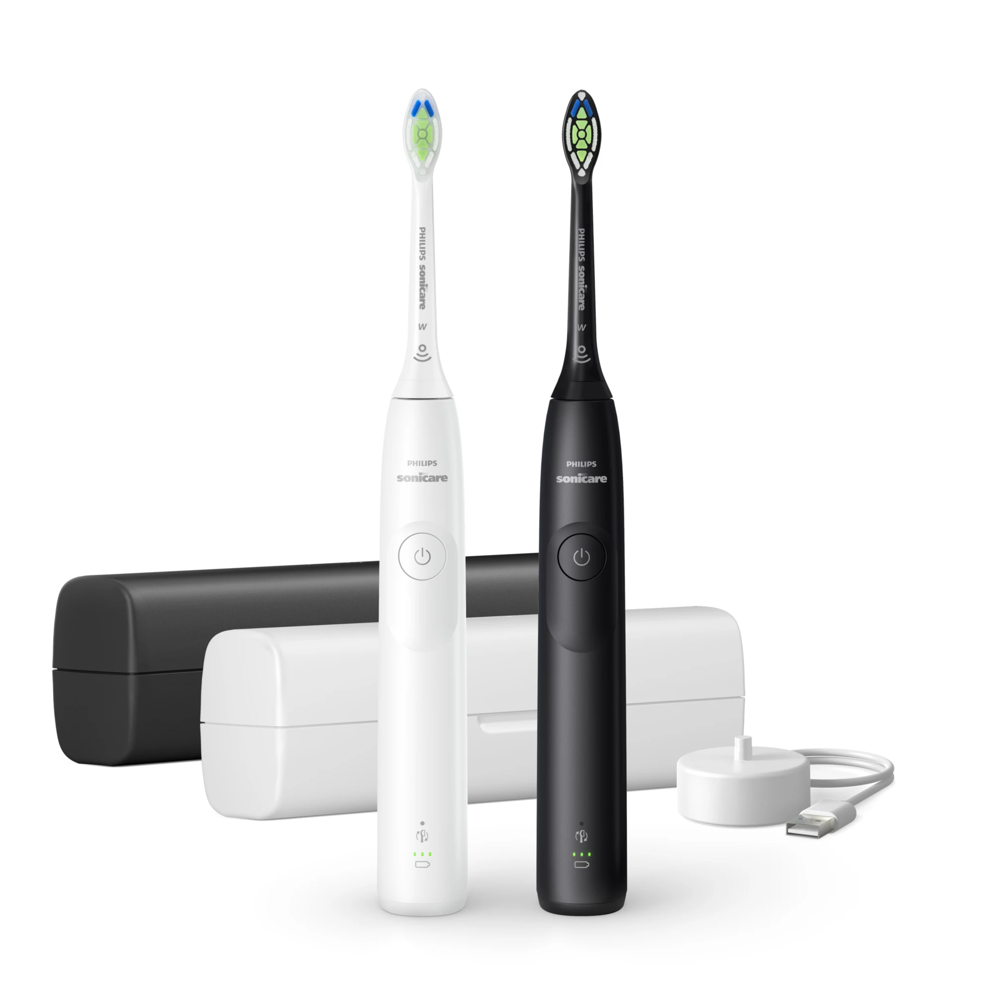 Philips HX7109/01 Sonicare 5300 elektr. Zahnbürste Doppelpack schwarz/weiß