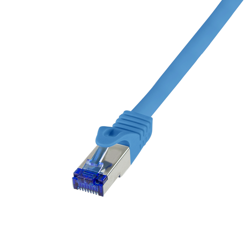Logilink Patchkabel Ultraflex, Cat.6A, S/FTP, blau, 2 m