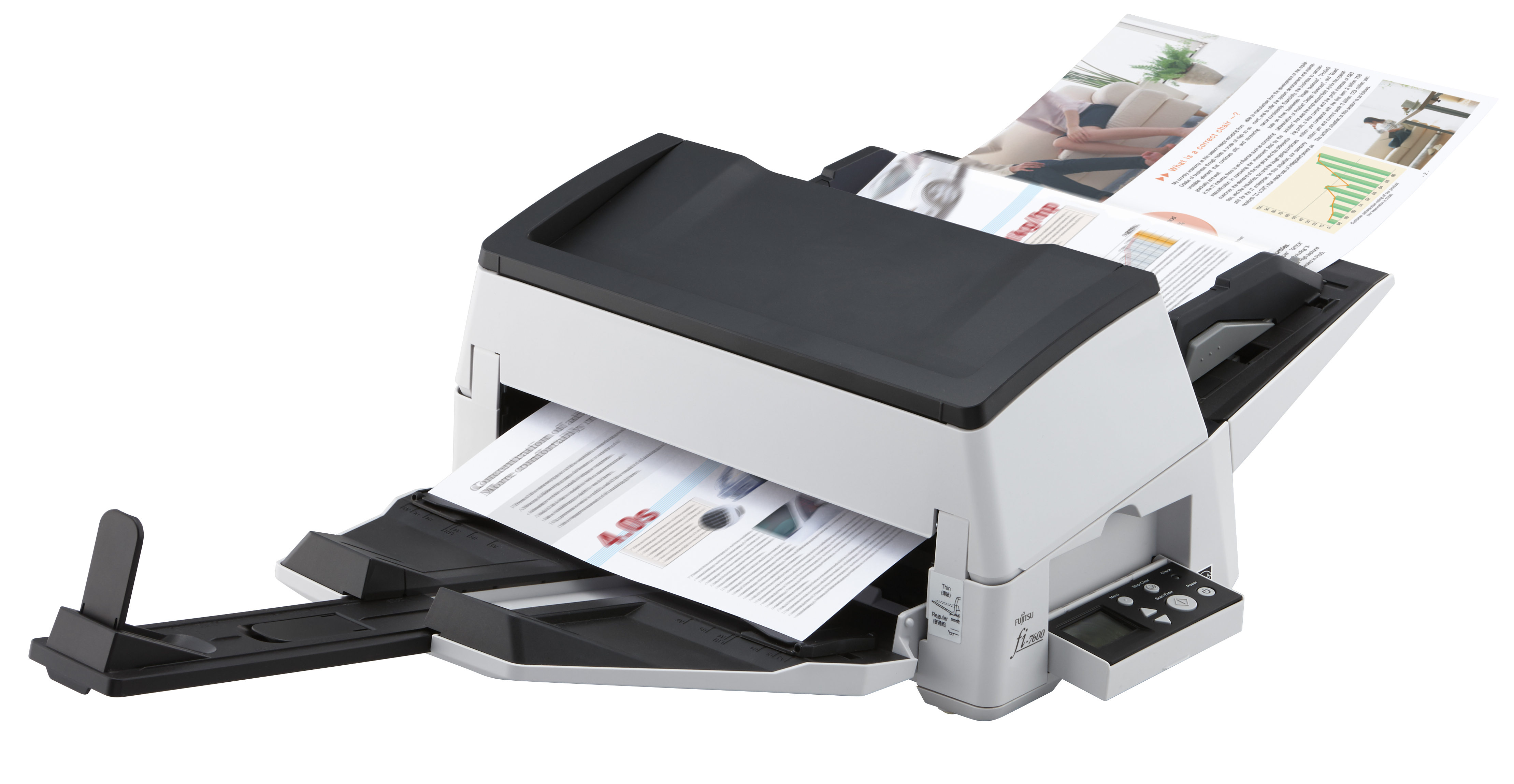 FI-7600 A4 DOCUMENT SCANNER