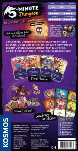 5-Minute Dungeon - Erweiterung, Kartenspiel