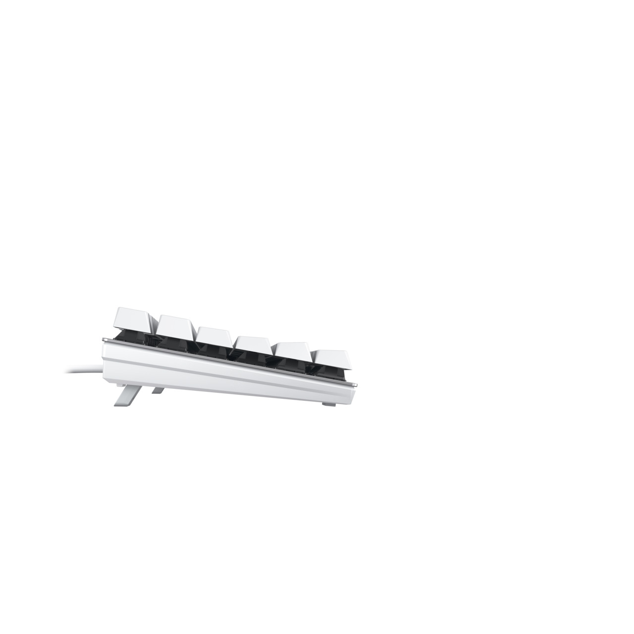 CHERRY KC 200 MX Tastatur kabelgebunden weiß-silber