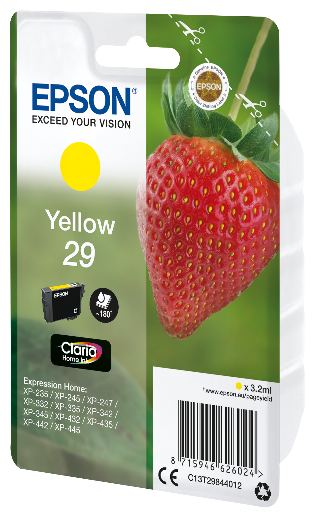 EPSON 29 / T2984 (Erdbeere) gelb Druckerpatrone