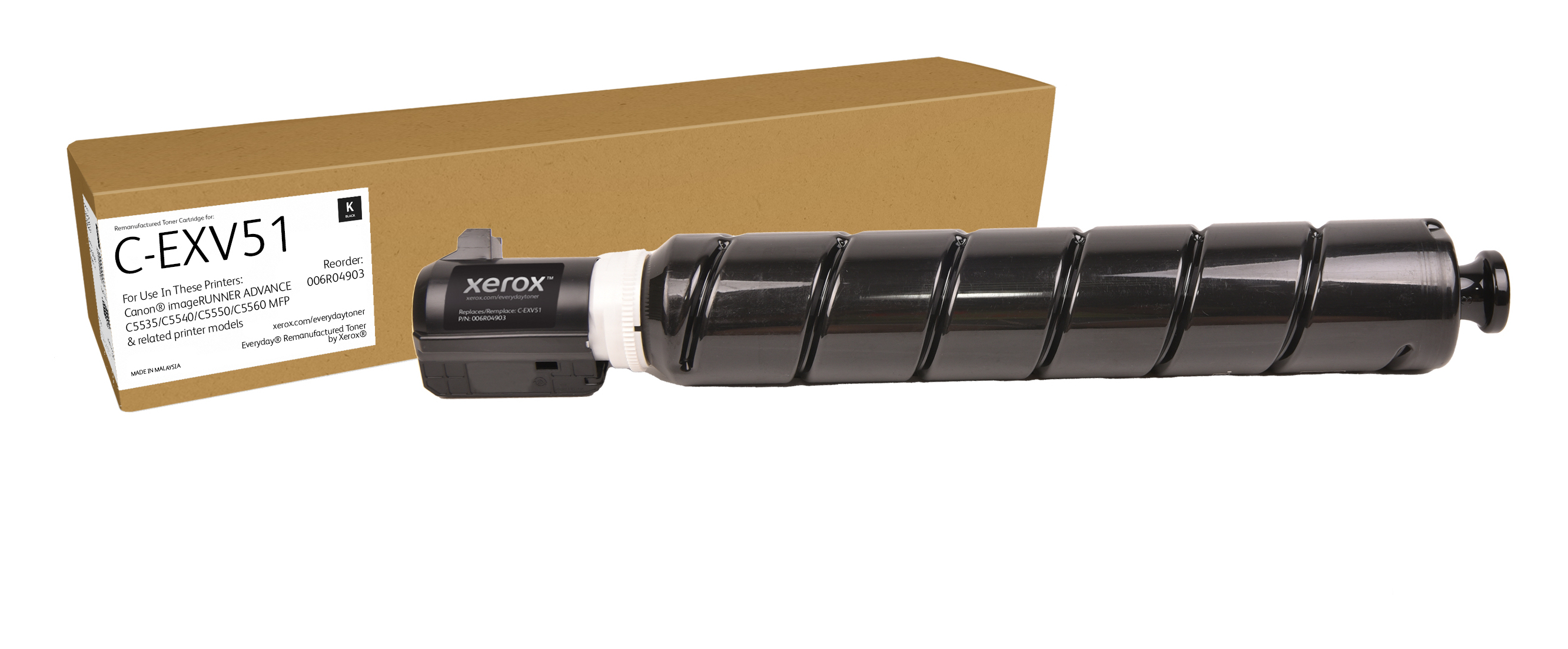 Xerox Everyday Toner 006R04903 Schwarz wiederaufbereiteter kompatibel mit Canon C-EXV51 (0481C002) 69000 Seiten