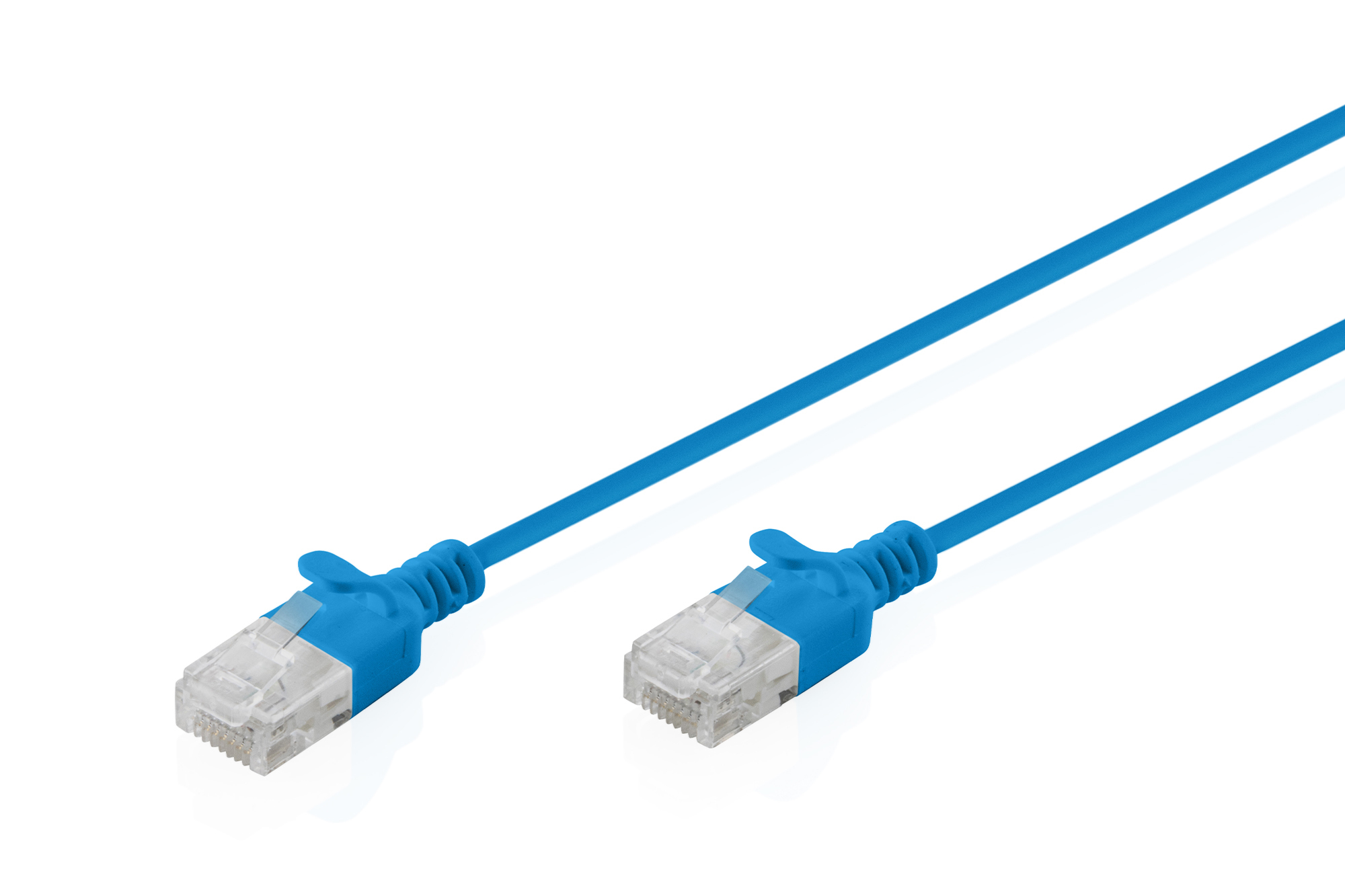 CAT6 U/UTP SLIM PATCH 05M BLUE 050M LSZH AWG 32/7 BLUE
