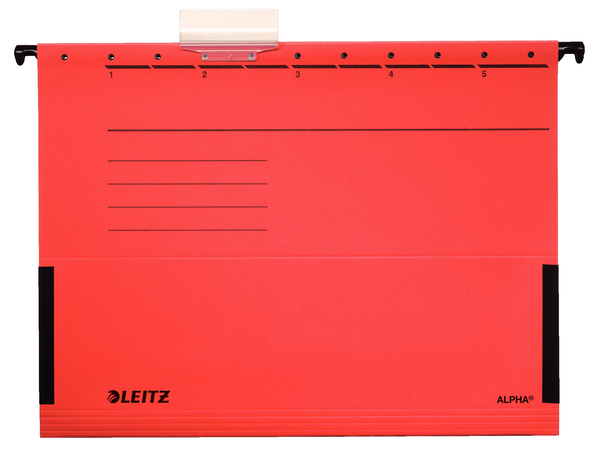 LEITZ Hängetaschen ALPHA® 1986 rot, 5 St.