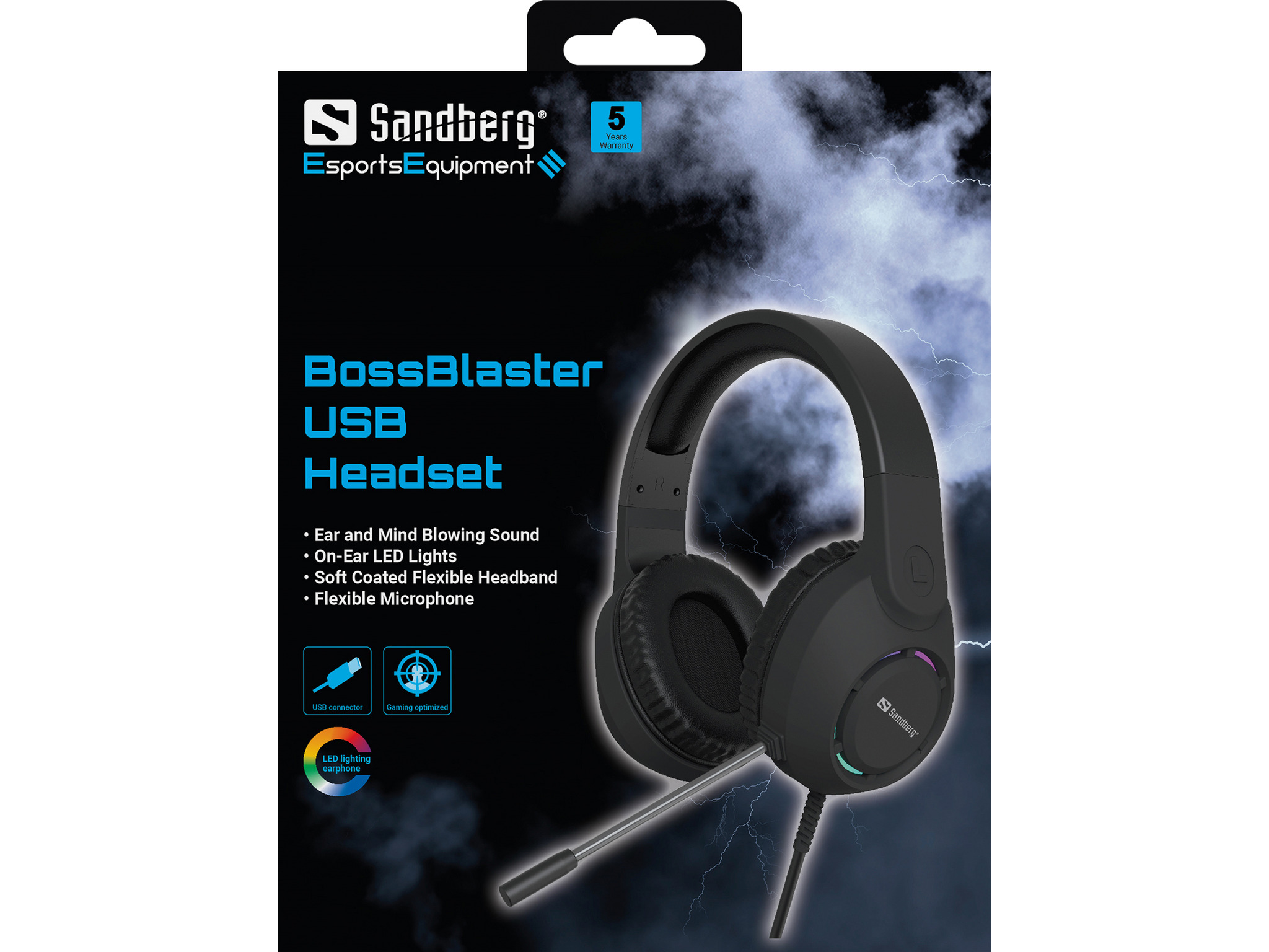 SANDBERG BossBlaster USB Headset