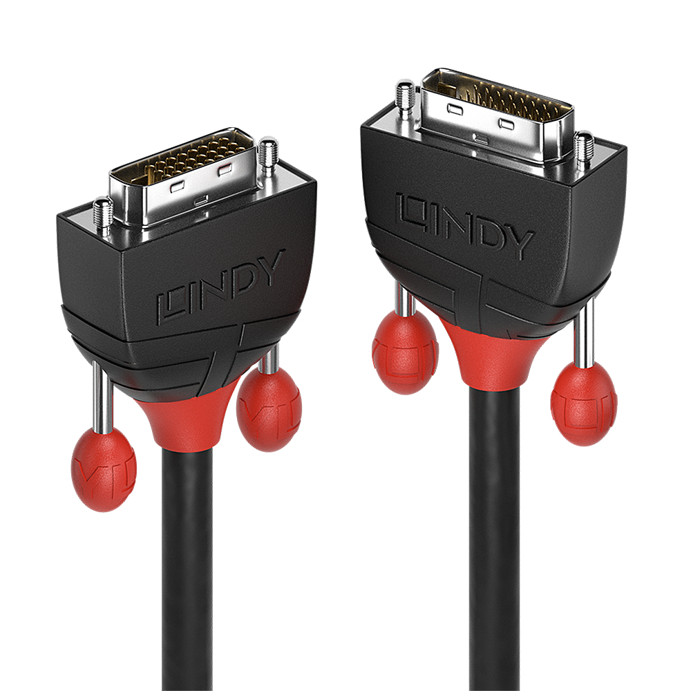 2M DVI-D DUAL LINK KABEL BLACK LINE