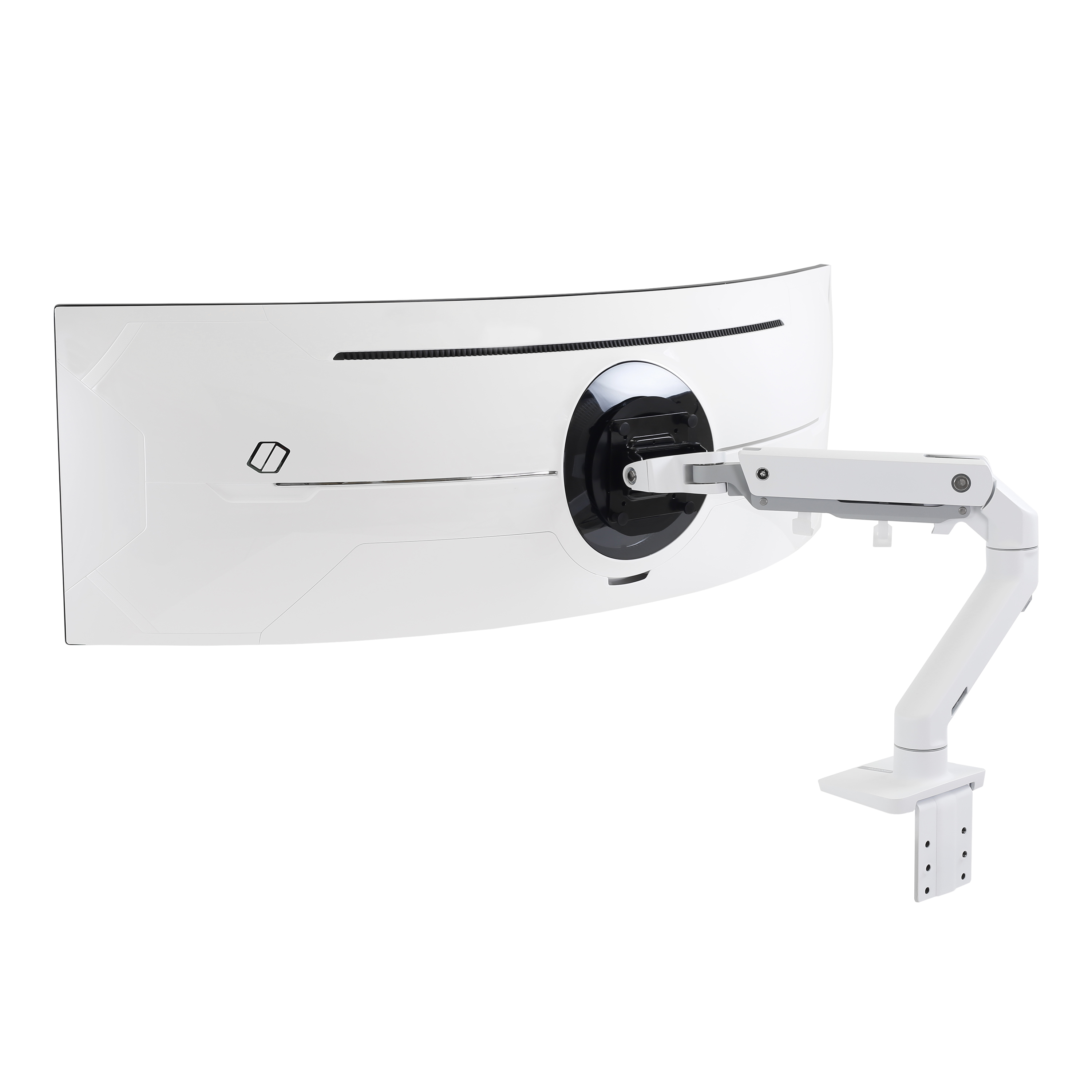 HX DESK MONITOR ARM WITH HD PIVOT WHITE