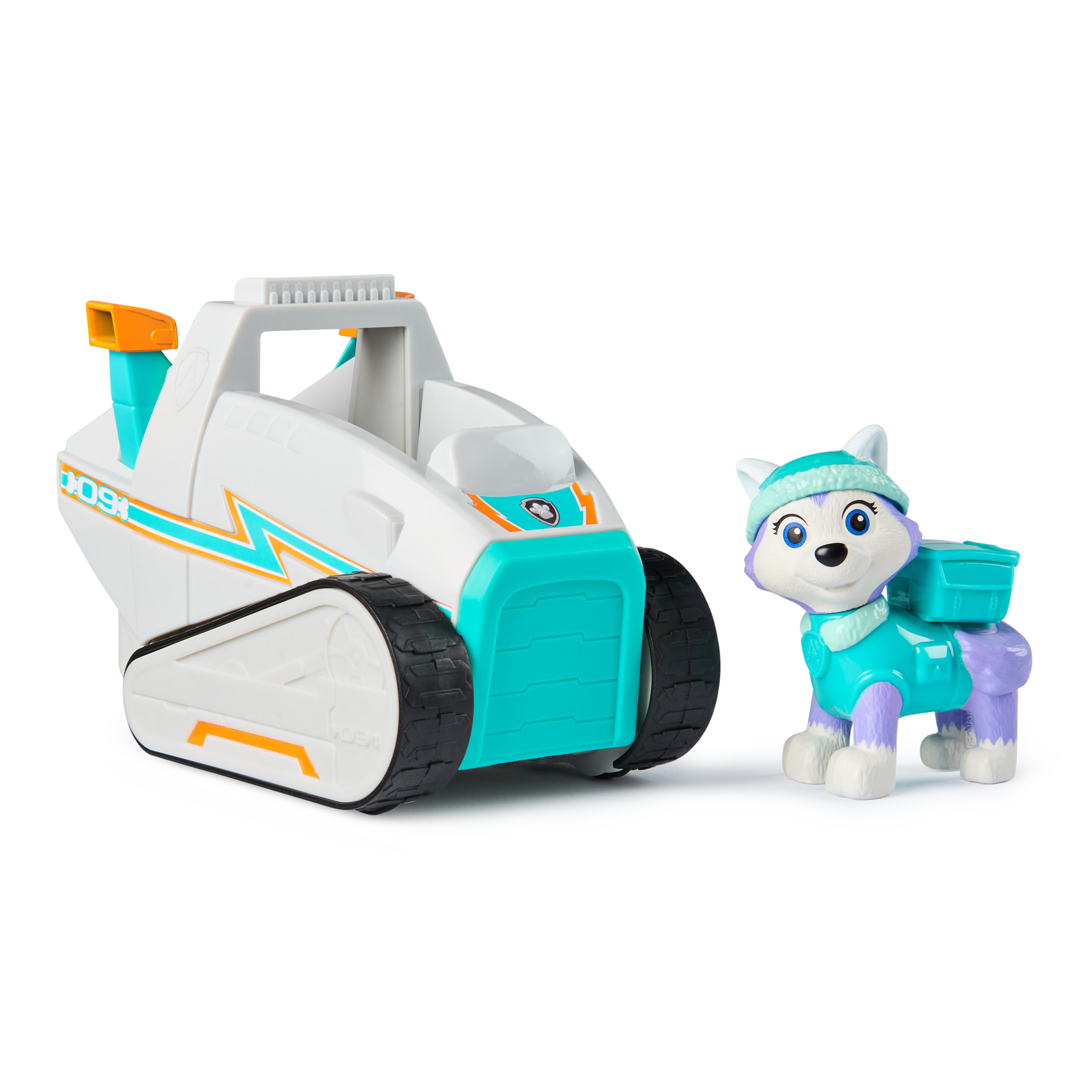 Paw Patrol - Schneemobil mit Everest Spielfigur, Spielfahrzeug