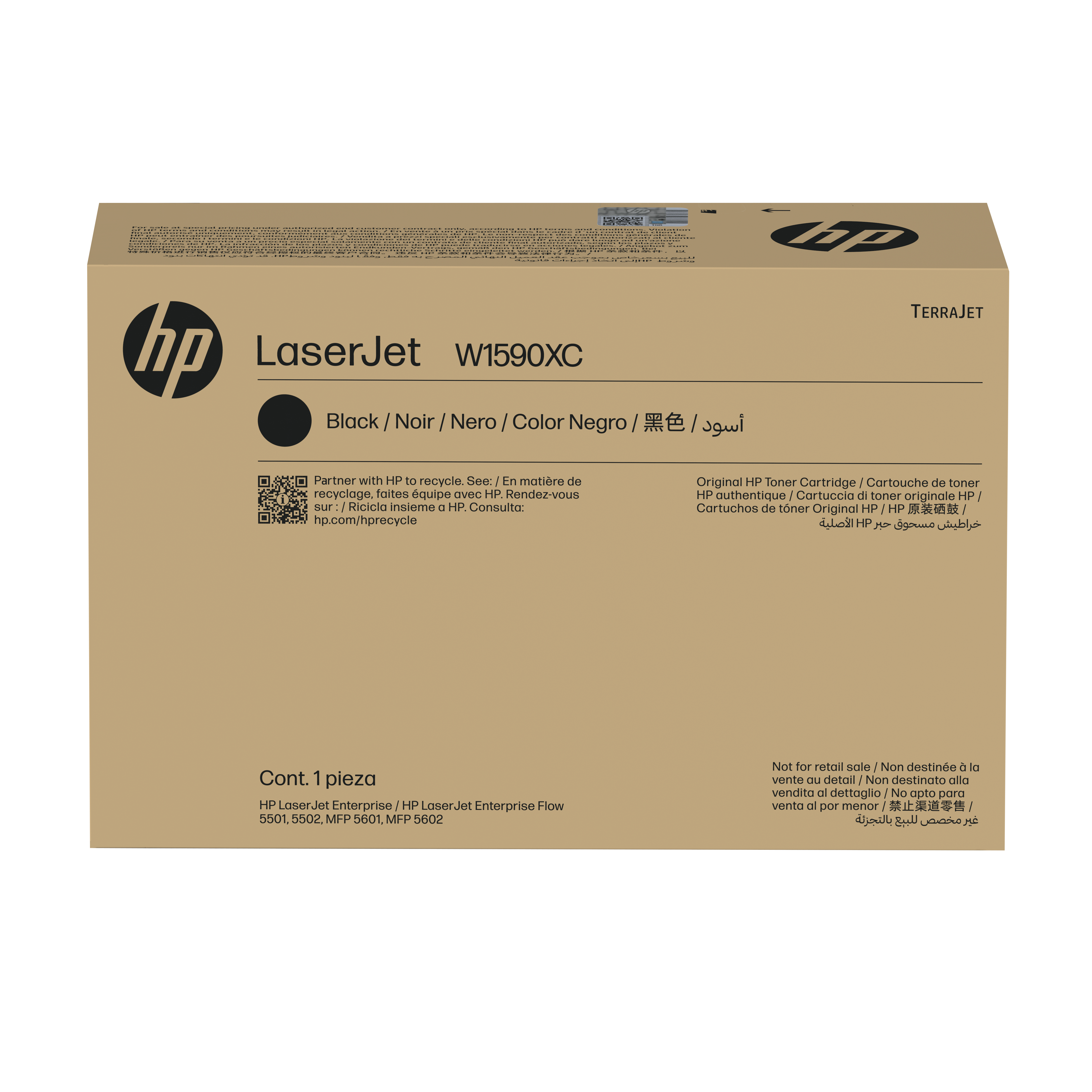 HP 159X (W1590X) schwarz Tonerkartusche