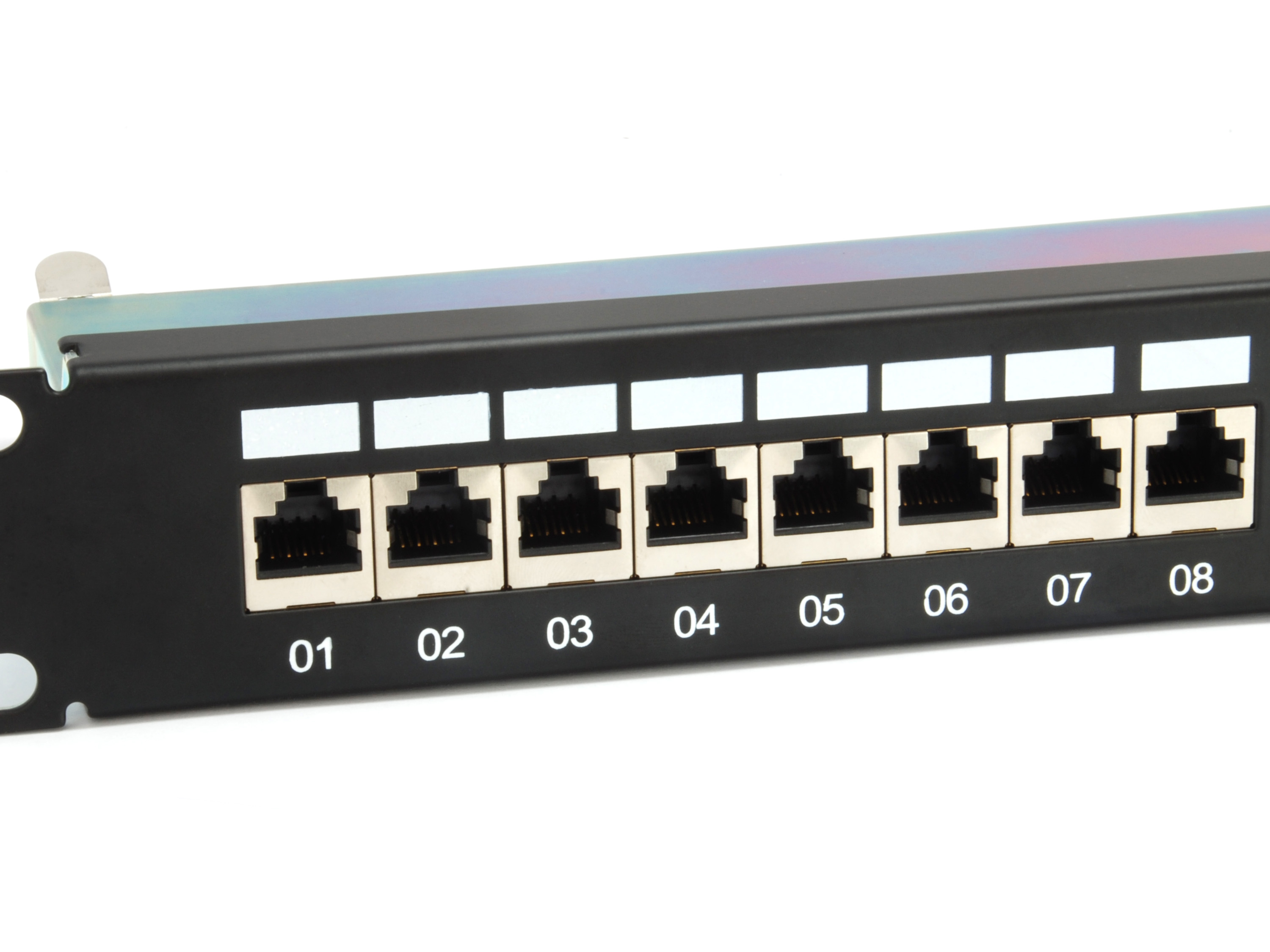 Equip 19 Patchpanel 24xRJ45 Cat6a FTP 1U 500MHz RAL9005