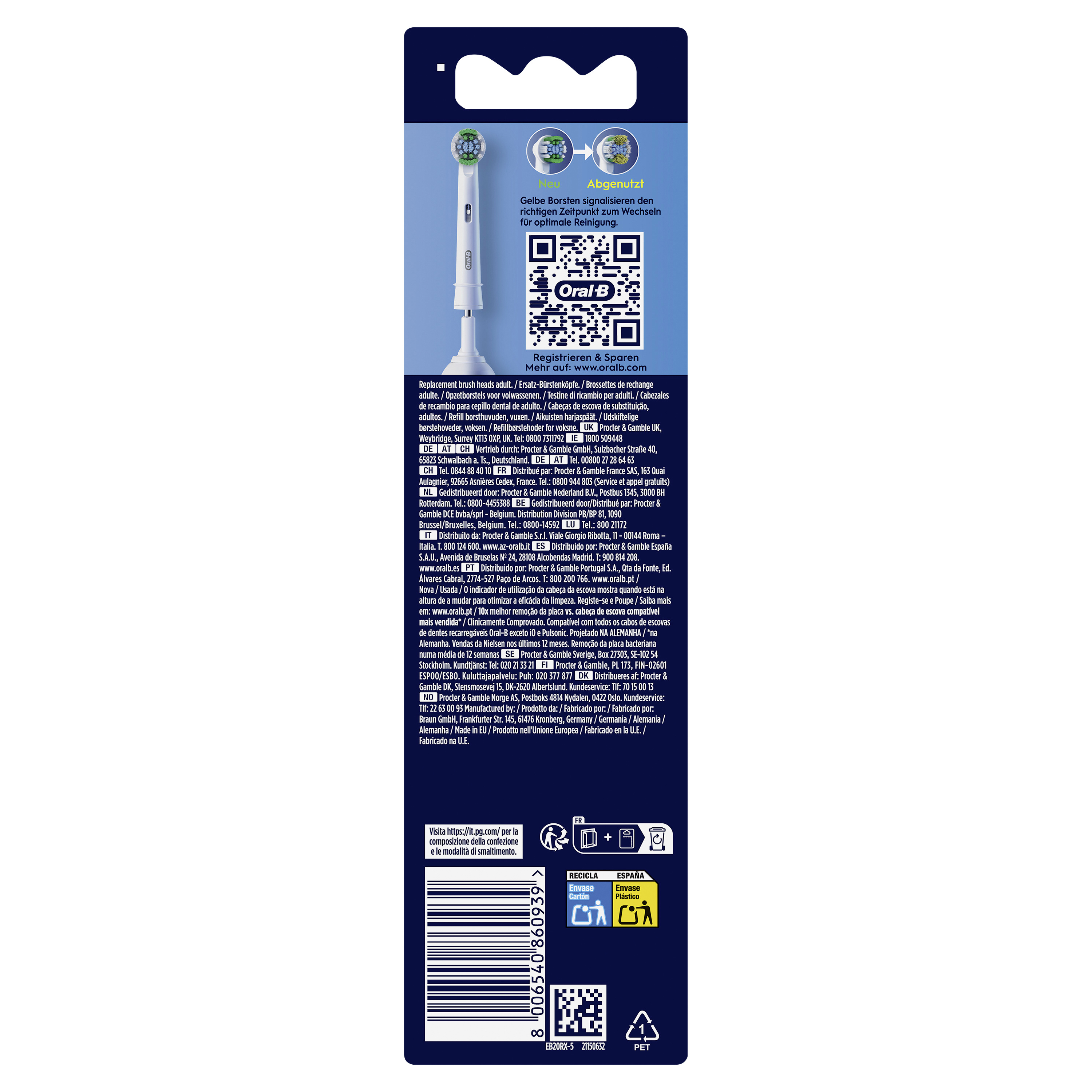 Oral-B Pro Precision Clean Aufsteckbürsten 5er
