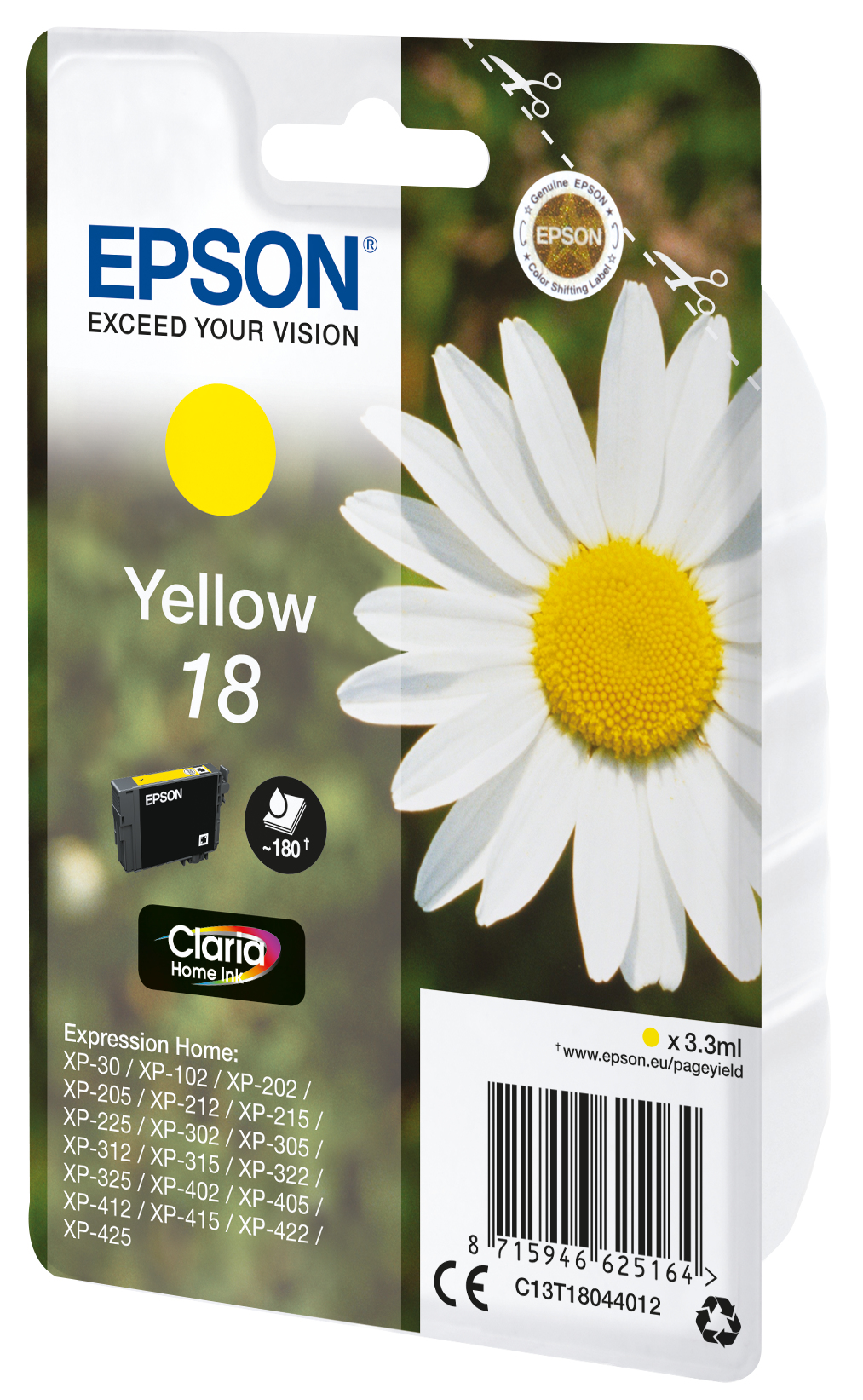 EPSON 18 / T1804 (Gänseblümchen) gelb Druckerpatrone