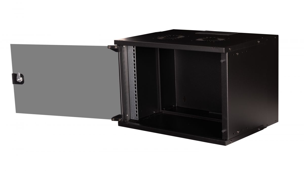 Equip 19 Wandgehäuse Glastür ECO 540x400mm 7U schwarz
