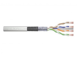 DIGITUS CAT 6 SF/UTP Twisted Pair Roh-Patchkabel, 305m,grau