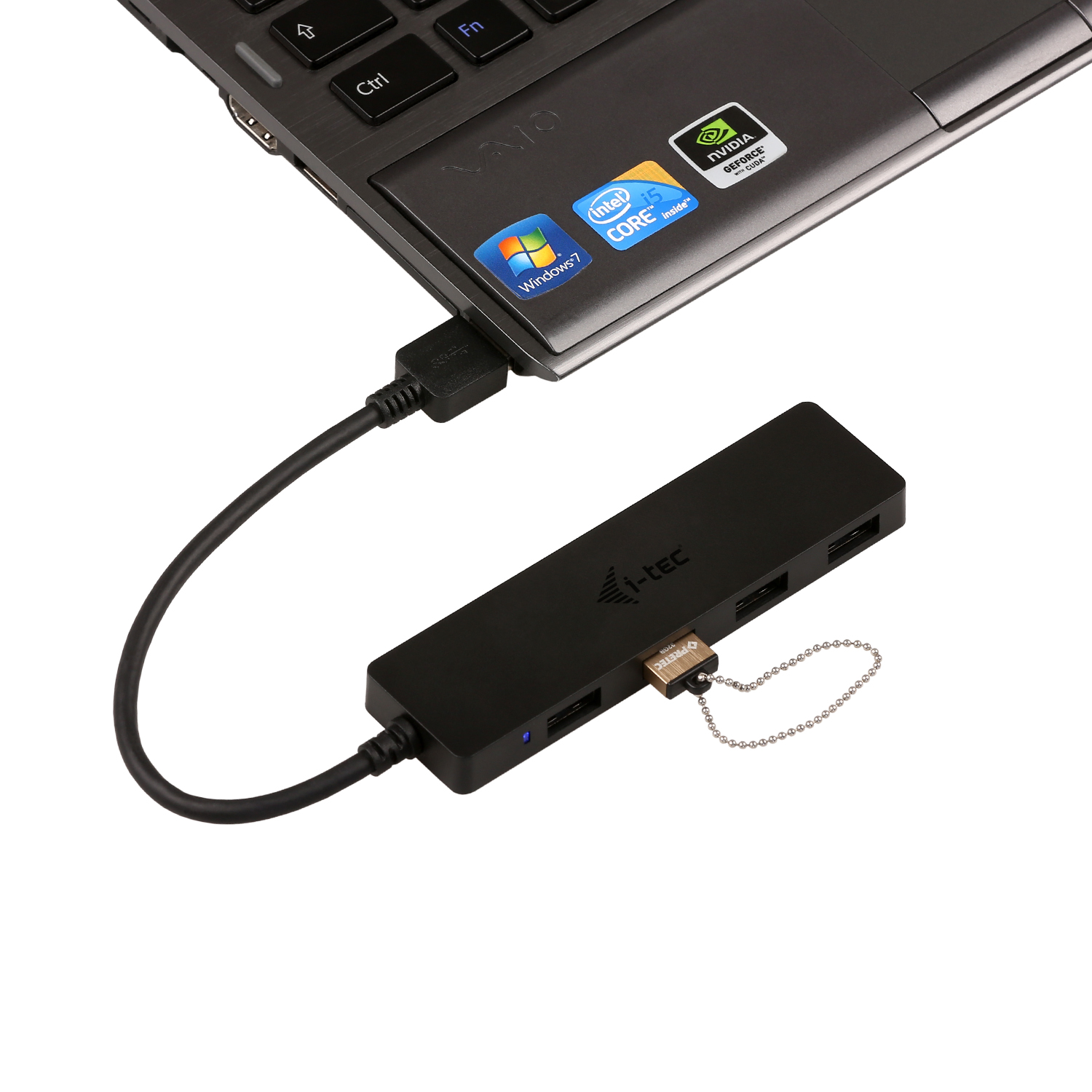 I-TEC USB 3.0 SLIM 4-PORT HUB PASSIVE - NO PSU 2.0/1.1 COMP.