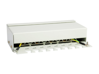 Equip Patchpanel 8xRJ45 Cat6 Desktop 250MHz RAL7035