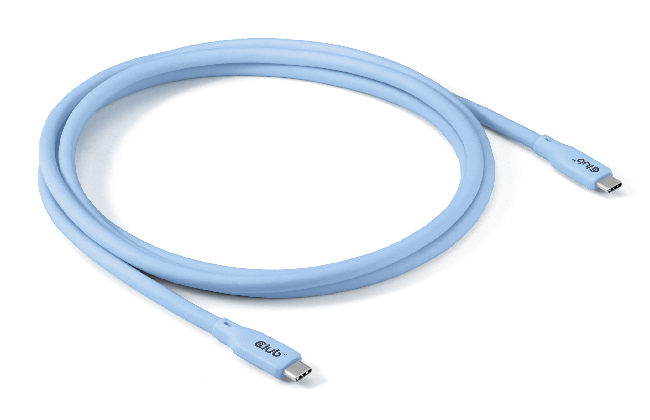 Club3D Lifestyle USB-C Kabel PD 240W,20Gbps 2m blau St/St retail