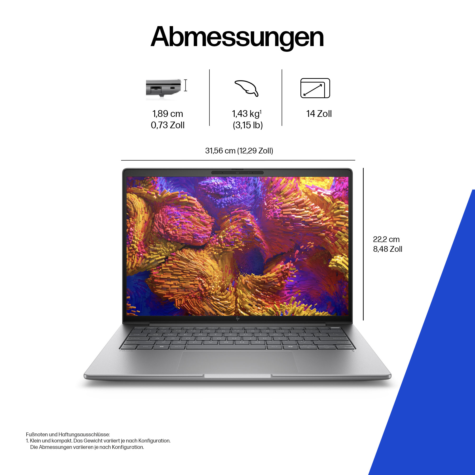 ZBOOK8 G1AK4 RA7P350 1/1/0 14WUXGA 32GB 1TB W11 WIFI7