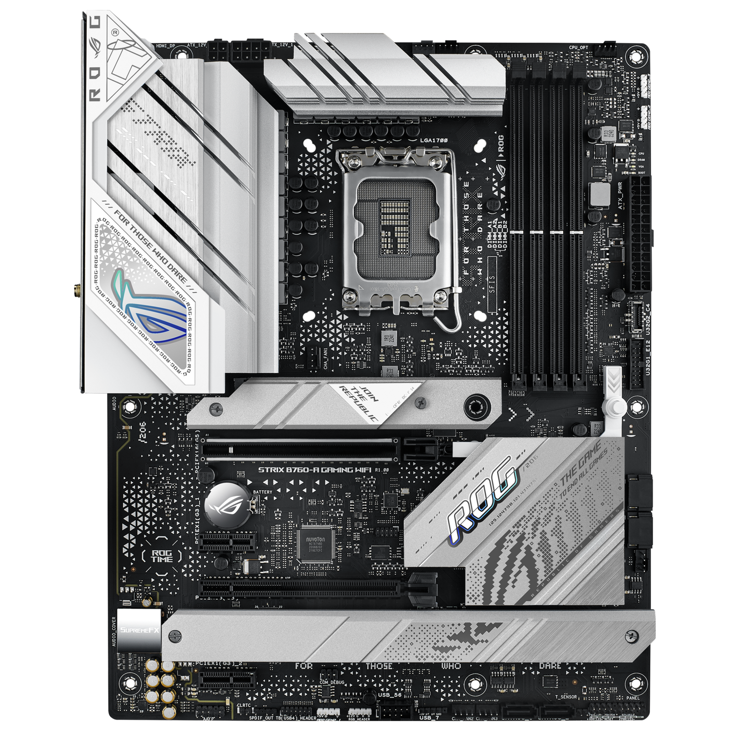 ASUS ROG STRIX B760-A GAMING WIFI LGA 1700 4DDR5 ATX 4xSATA MB 1x PCIe 5.0 x16 3xM.2