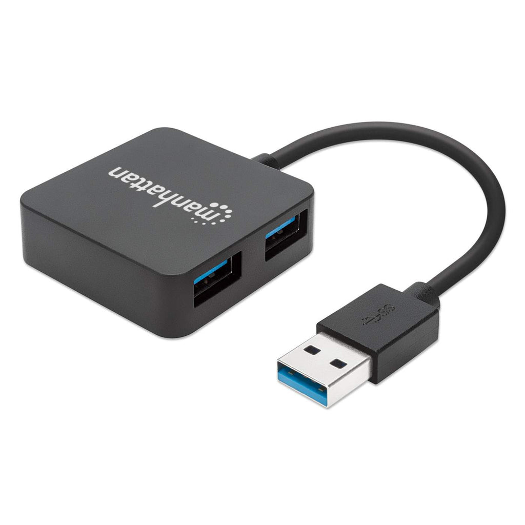MANHATTAN USB-HUB 4-Port USB 3.0 schwarz