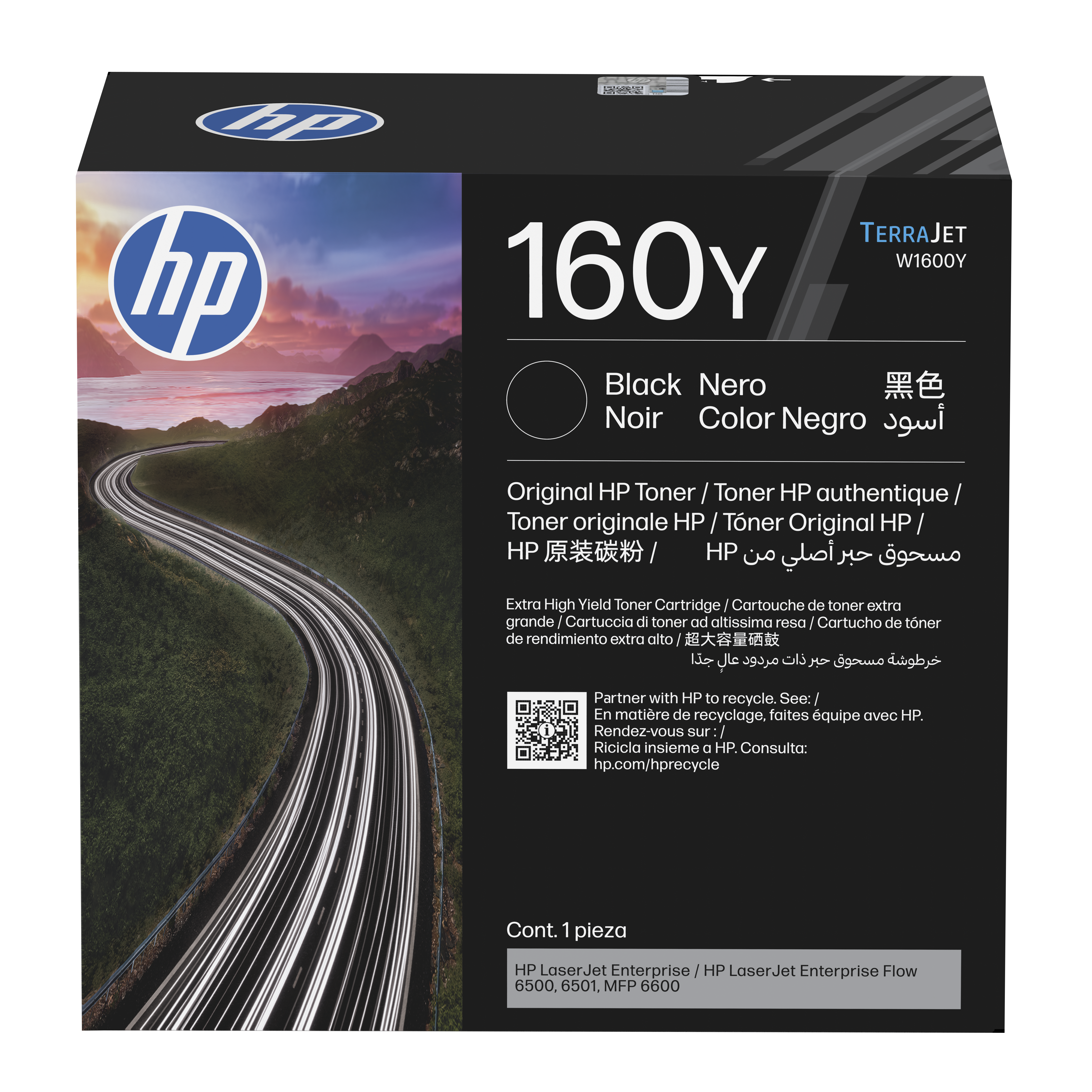 HP 160Y (W1600Y) schwarz Tonerkartusche