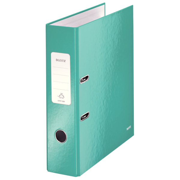 LEITZ Ordner eisblau Karton 8,0 cm DIN A4, 1 St.