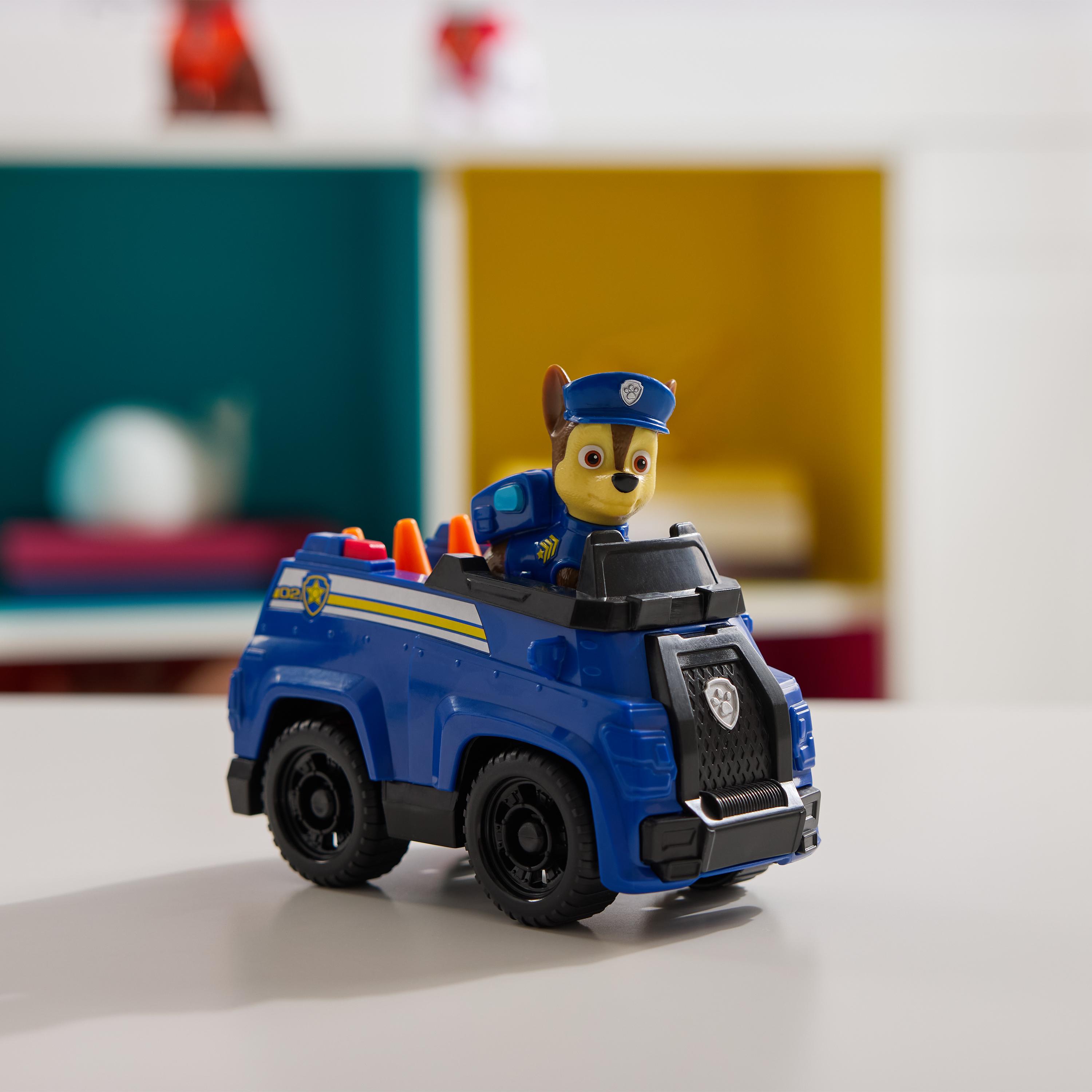 Paw Patrol - Polizei-Fahrzeug mit Chase Spielfigur, Spielfahrzeug
