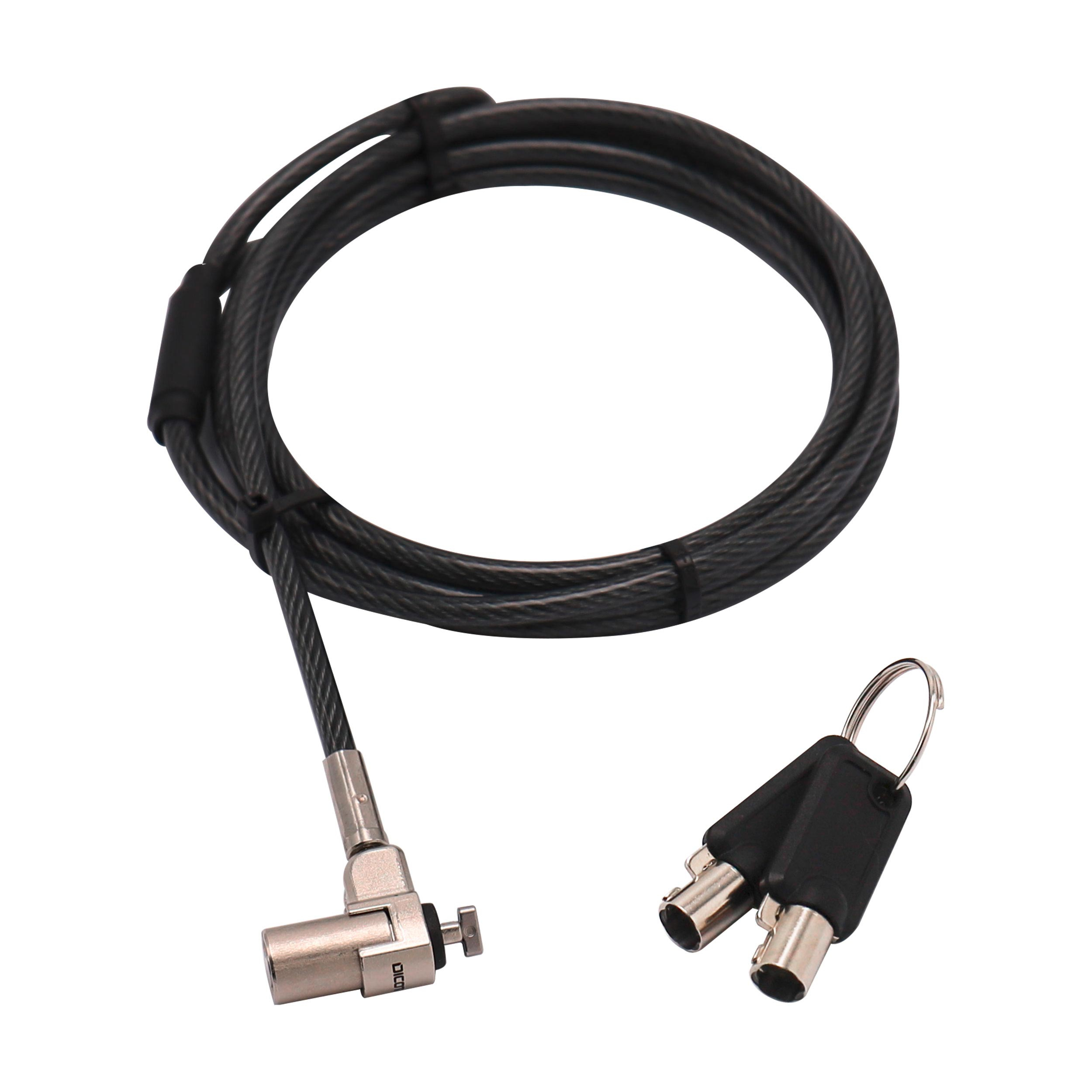 Dicota Security Cable T-Lock Ultra SlimV2, masterkeyed,3x7mm