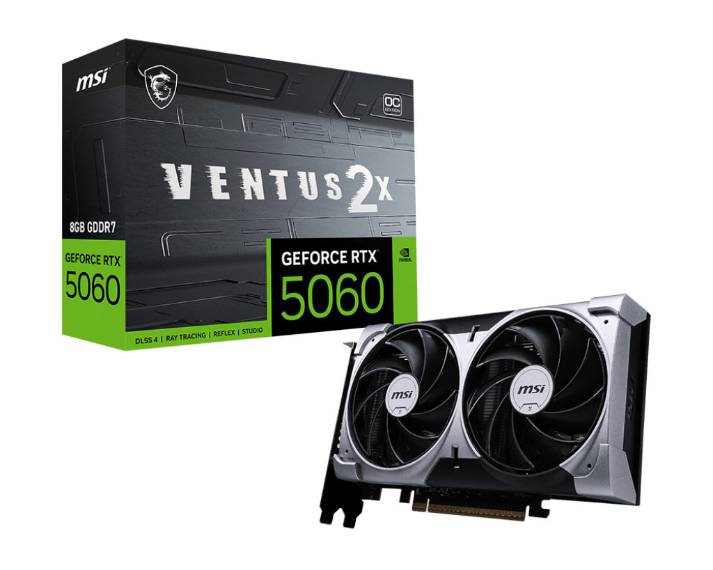 GeForce RTX 5060 VENTUS 2X OC 8G, Grafikkarte