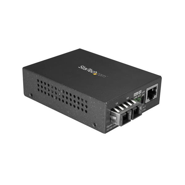 STARTECH.COM LWL Medienkonverter - 1000Base-SX - Multi Mode - 550m - SC Glasfaser auf Ethernet Konverter - LWL zu Kupfer Konverter
