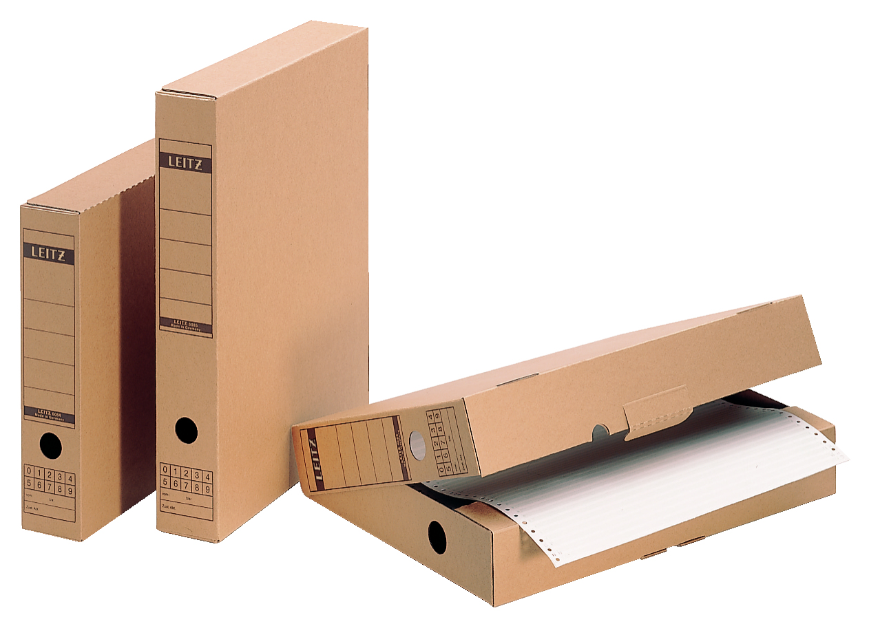 LEITZ Archivboxen 6084 braun 7,0 x 26,5 x 32,5 cm, 10 St.